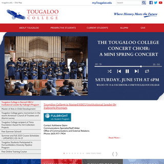 Tougaloo College, Mississippi - Founded 1869