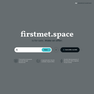 firstmet.space is for sale