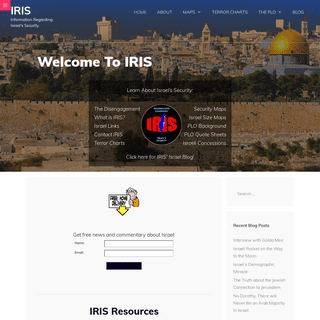 IRIS- Information Regarding Israel`s Security