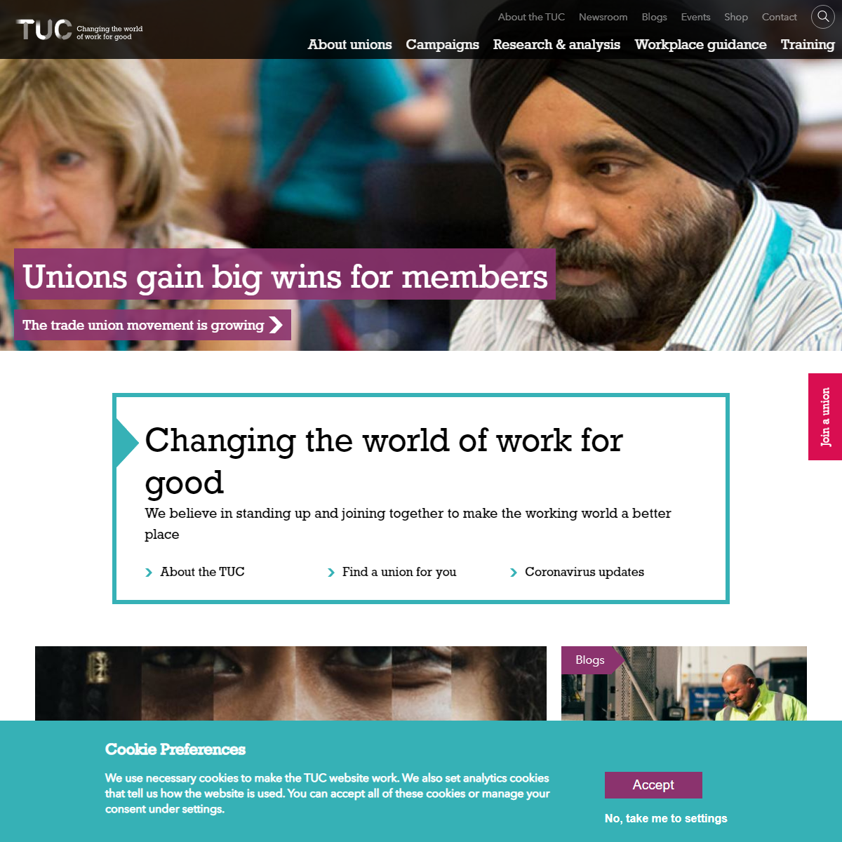 A complete backup of https://www.tuc.org.uk/