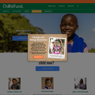 ChildFund Children`s Charity - Sponsor a Child Today