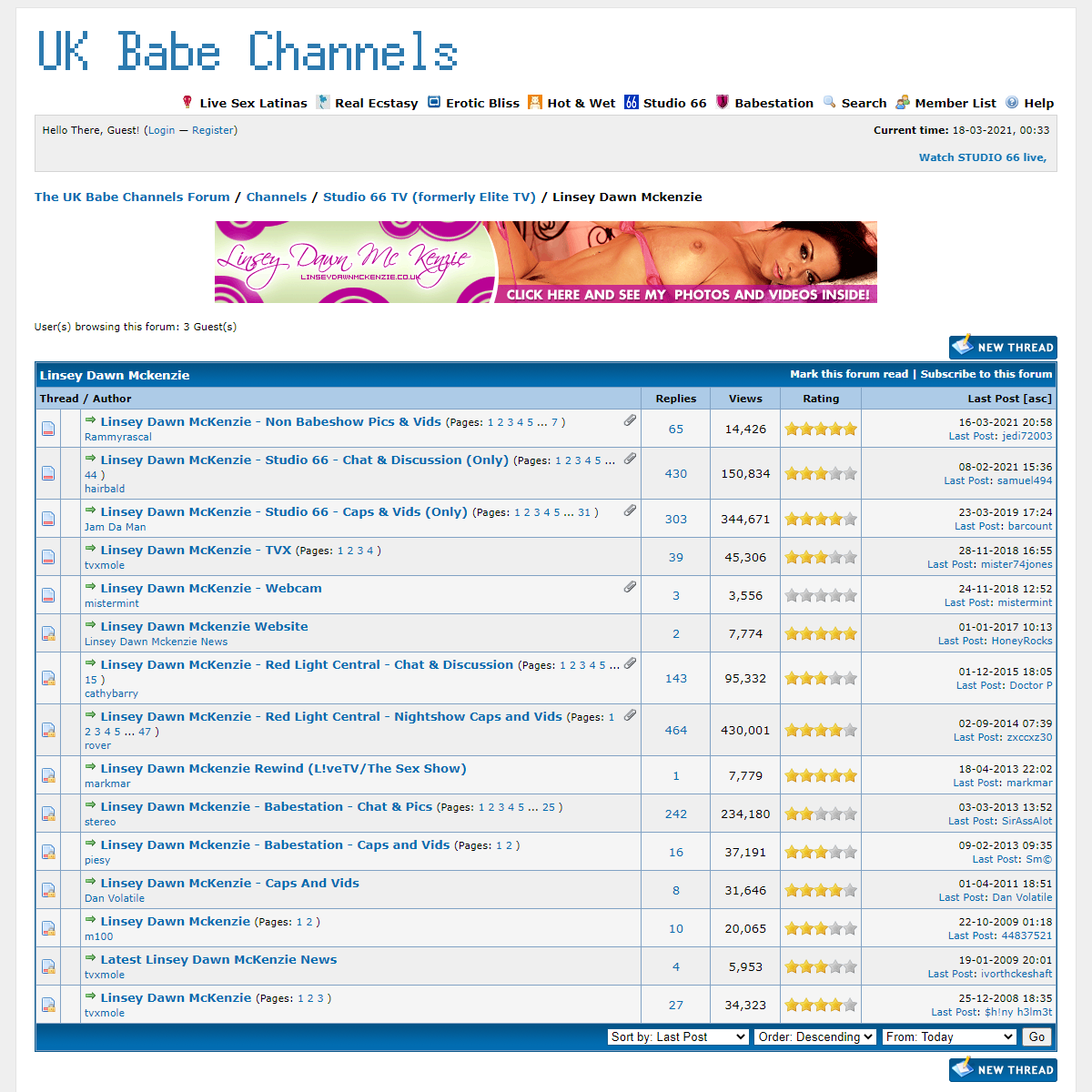 A complete backup of https://www.babeshows.co.uk/forumdisplay.php?fid=218