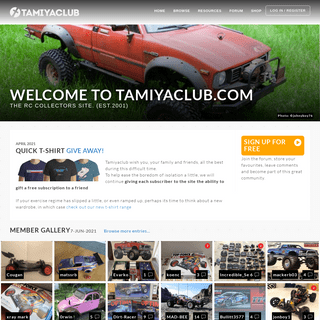 A complete backup of https://tamiyaclub.com