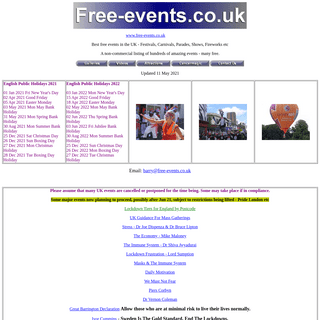 A complete backup of http://www.free-events.co.uk/