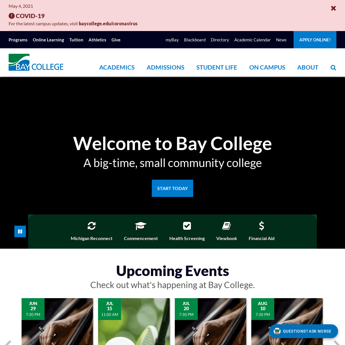A complete backup of https://baycollege.edu