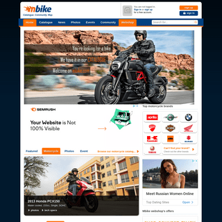 Motorcycle Catalogue, Encyclopedia, Community, Map - Mbike.com