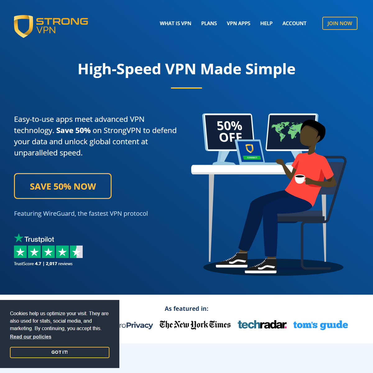 A complete backup of https://strongvpn.com/?www.qingse.one