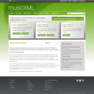 MusicXML for Exchanging Digital Sheet Music