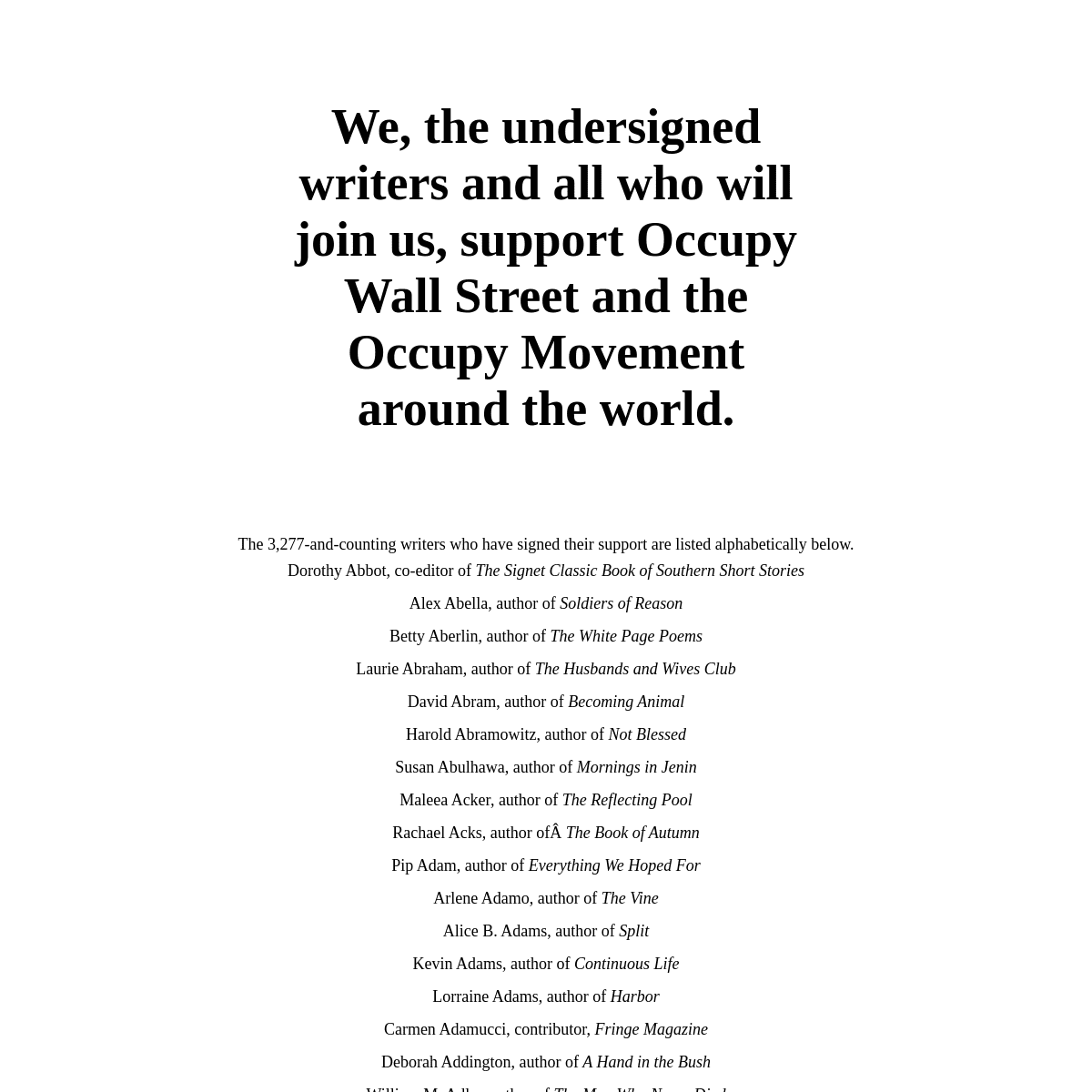 A complete backup of https://occupywriters.com