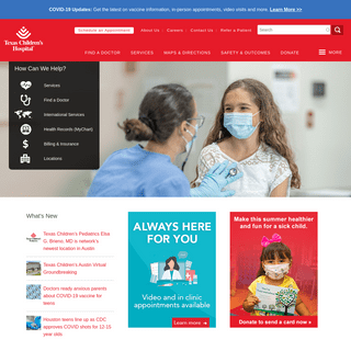 A complete backup of https://texaschildrens.org