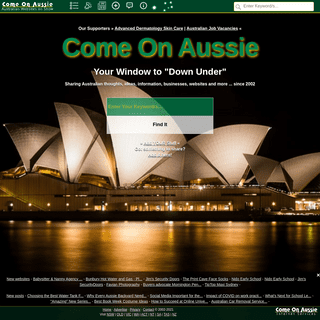 Search the Australian Web Directory @ Come On Aussie