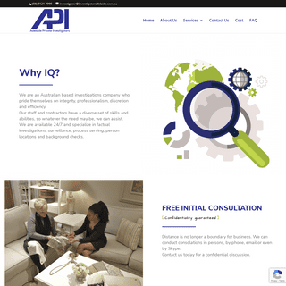 Adelaide Private Investigators - API - API - Local SA Based Private Investigation Firm