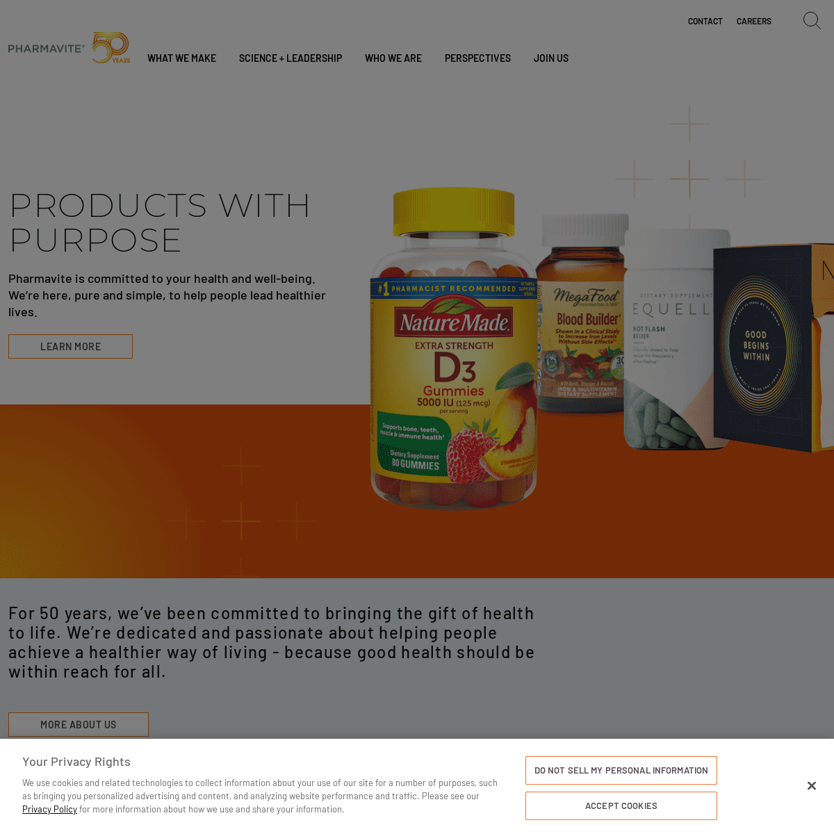 A complete backup of https://pharmavite.com