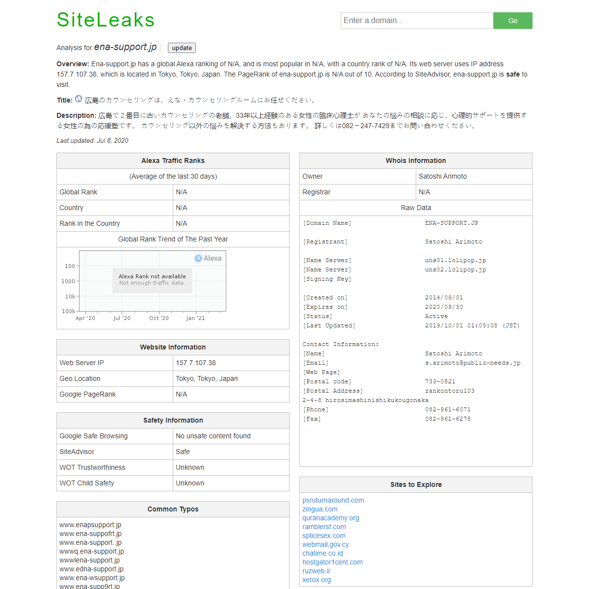 A complete backup of https://www.siteleaks.com/www.ena-support.jp