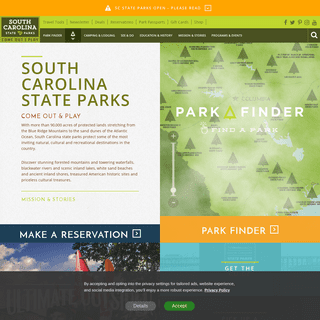 A complete backup of https://southcarolinaparks.com