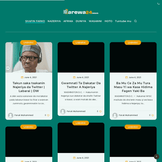 A complete backup of https://arewa24news.com