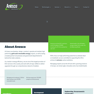 Home Page - Anesco renewable energy and energy efficiency