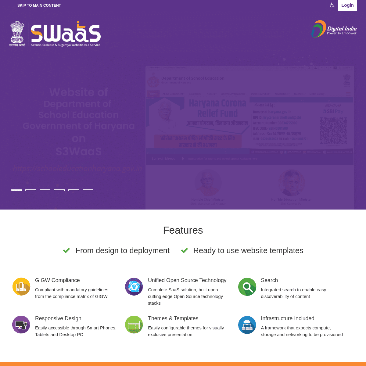 S3WaaS â€“ Secure, Scalable and Sugamya Website as a Service