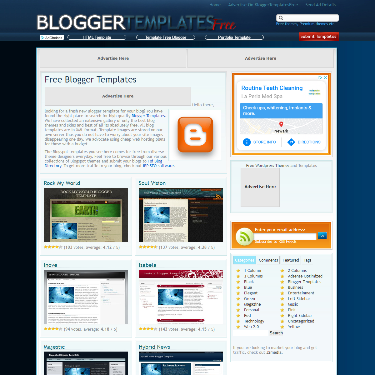 A complete backup of http://www.bloggertemplatesfree.com/