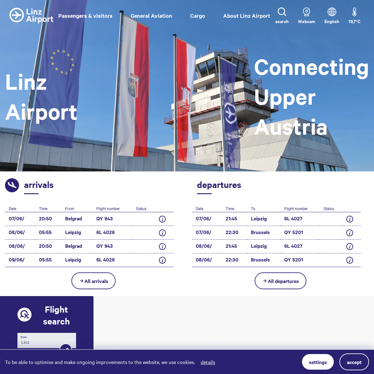 A complete backup of https://linz-airport.com