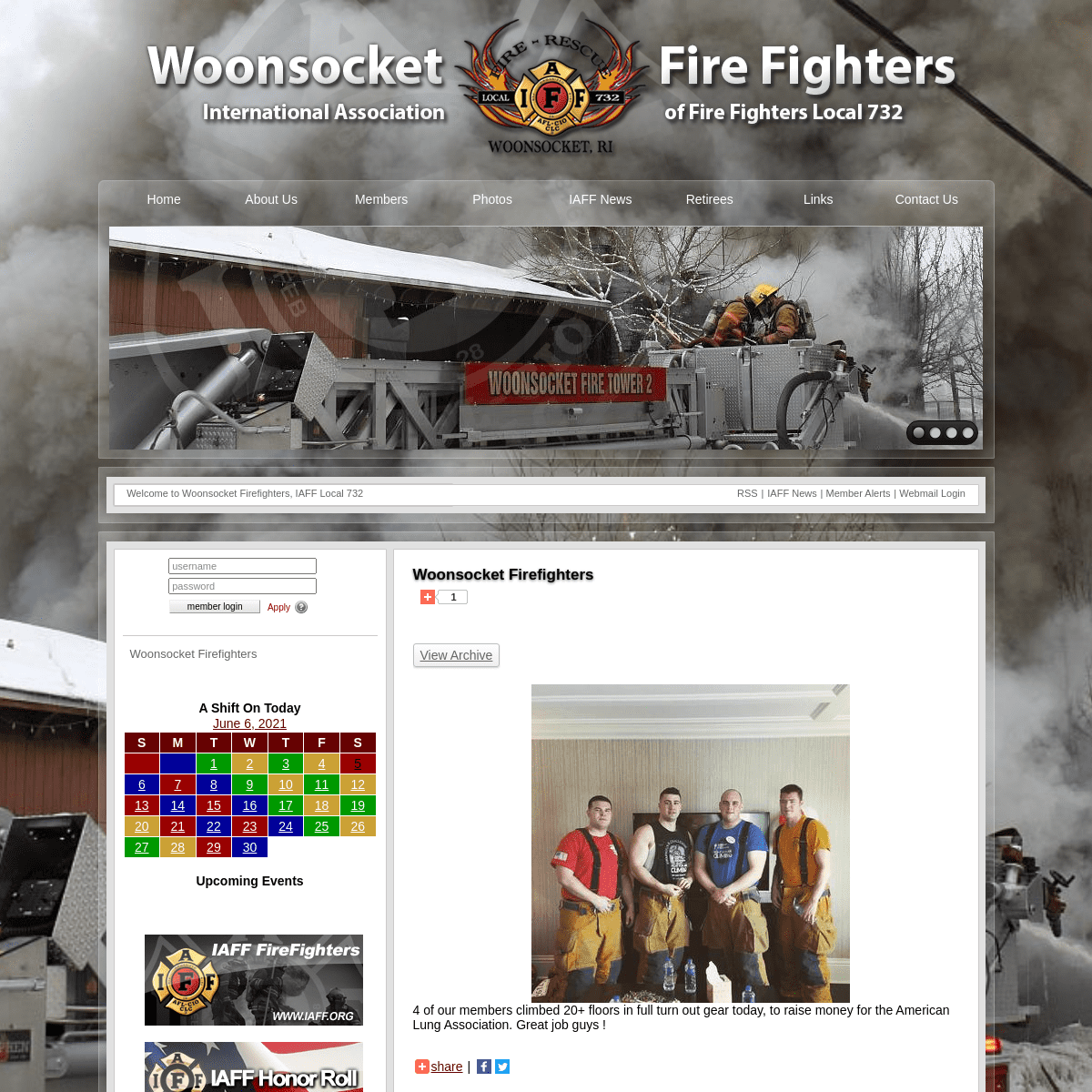 A complete backup of https://woonsocketfirefighters.org