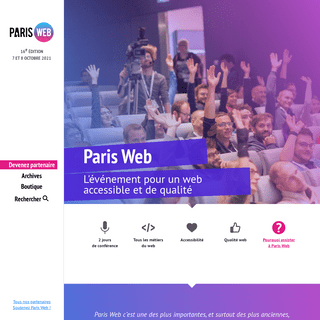 A complete backup of https://paris-web.fr