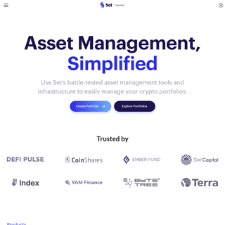 TokenSets â€“ Asset Management Simplified