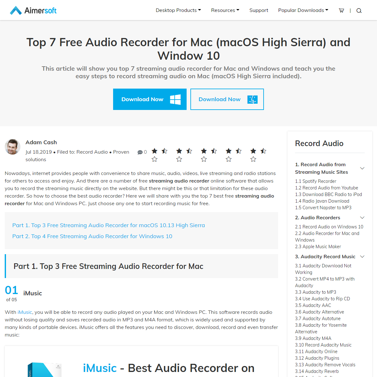 A complete backup of https://www.aimersoft.com/record-music/audio-recorder-for-mac-and-windows.html
