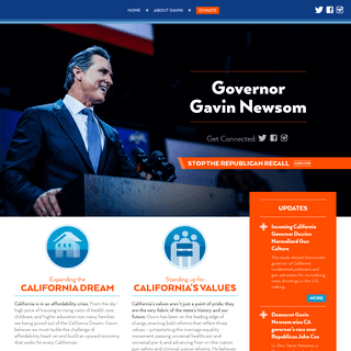 Gavin Newsom for Governor 2022
