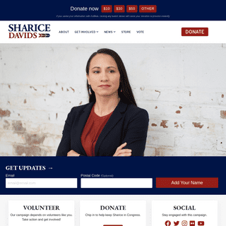 A complete backup of https://shariceforcongress.com