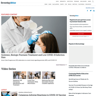 Skin Cancer, Acne, Skin Injury - Dermatology News, Treatment Studies