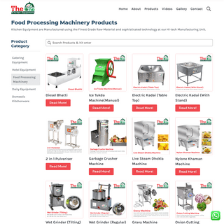 A complete backup of https://www.theonekitchenequipment.com/category/food-processing-machinery/products