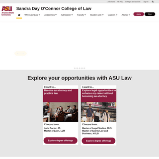 A complete backup of https://asucollegeoflaw.com