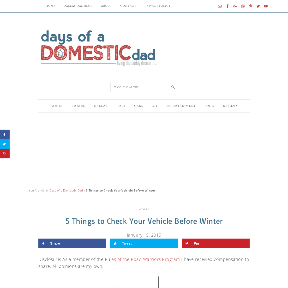 A complete backup of https://daysofadomesticdad.com/5-things-to-check-your-vehicle-before-winter/