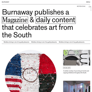 Burnaway - An Atlanta-based digital magazine of contemporary art and criticism