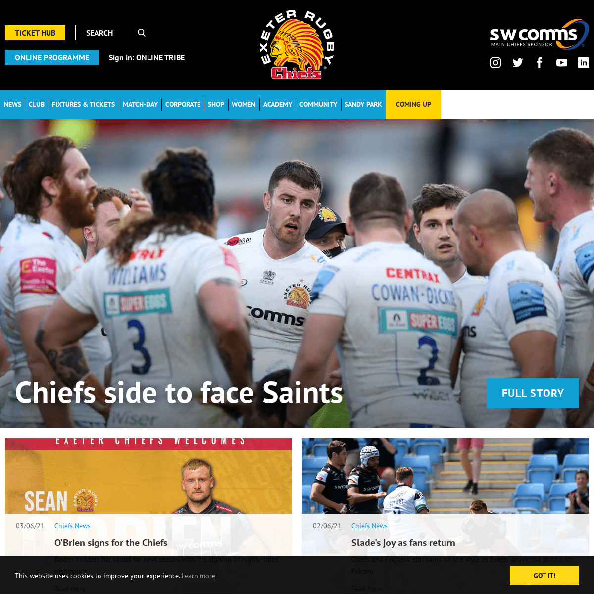 A complete backup of https://exeterchiefs.co.uk