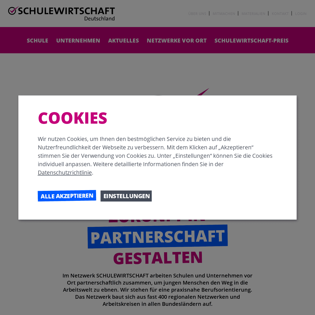 A complete backup of https://schulewirtschaft.de