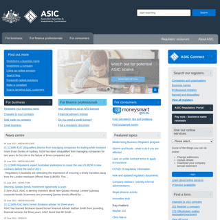 A complete backup of https://asic.gov.au