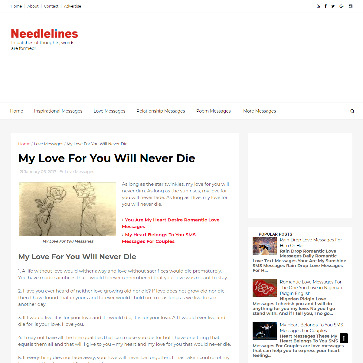 A complete backup of https://needlelines.blogspot.com/2017/01/my-love-for-you-will-never-die.html