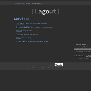 A complete backup of https://lagout.org