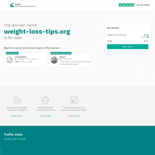 The domain name weight-loss-tips.org is for sale
