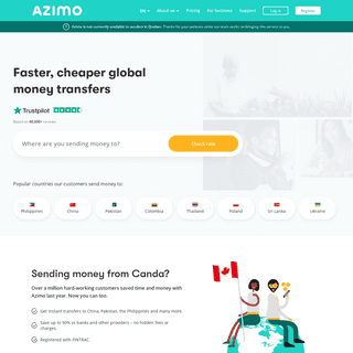 A complete backup of https://azimo.com