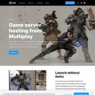 Dedicated Game Server Hosting from Multiplay - Unity Multiplayer Services