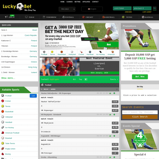A complete backup of https://luckysportsbeting.com