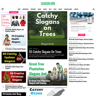 Largest Slogans Database on the Internet - Slogans Hub