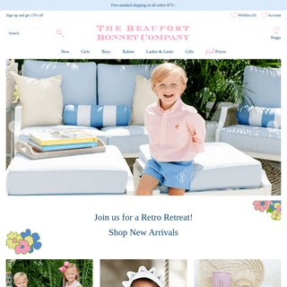 The Beaufort Bonnet Company - Upscale items for babies and children