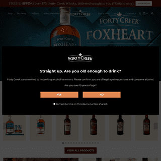 A complete backup of https://fortycreekwhisky.com
