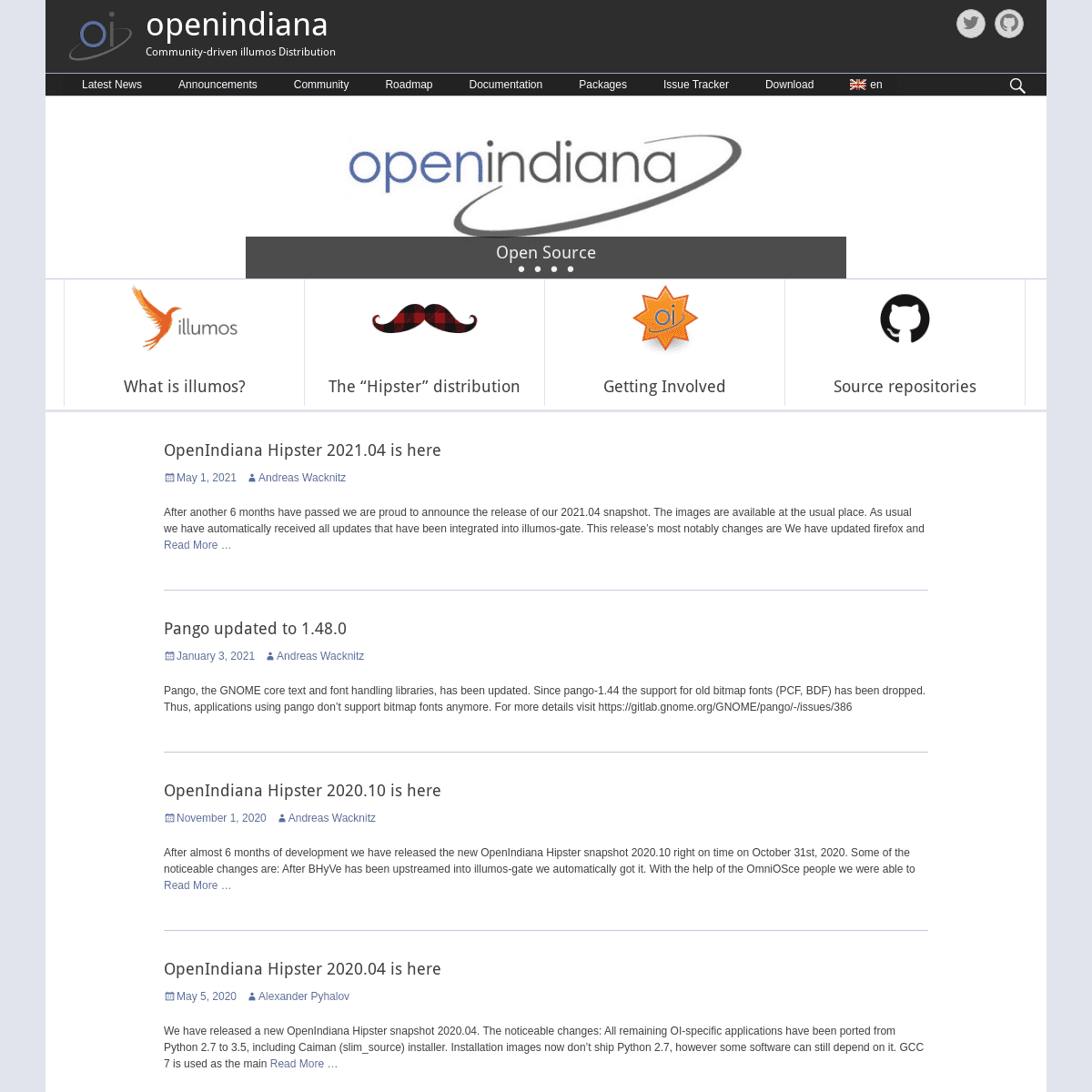 A complete backup of https://openindiana.org