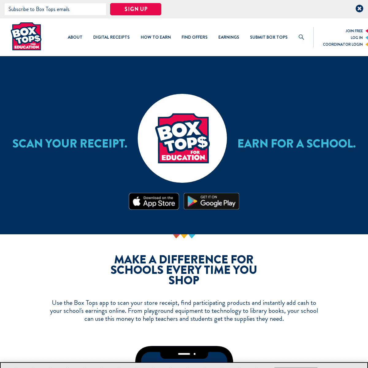 A complete backup of https://boxtops4education.com