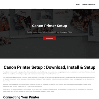 Canon Printer Setup and Install - Pixma, Maxify, Laser, Selphy
